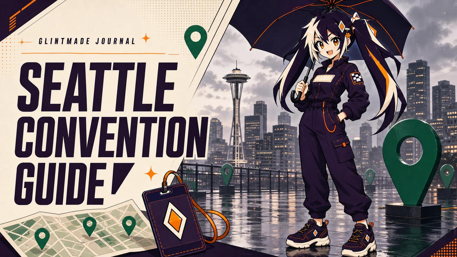 Glint planning a rainy Seattle convention trip for the ECCC 2027 guide