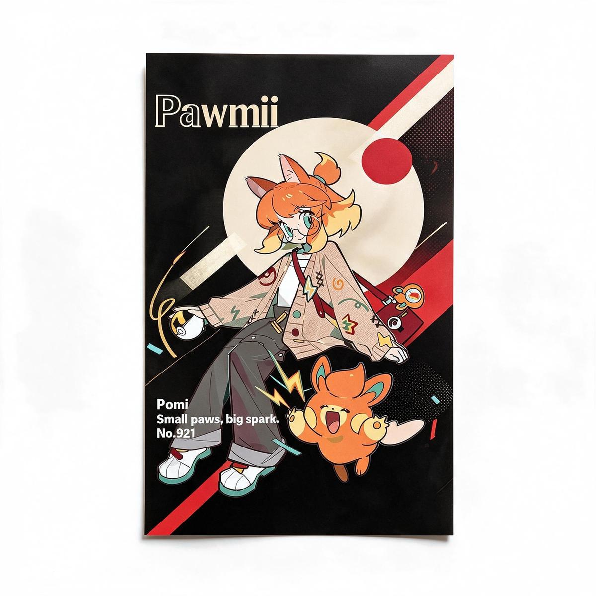 Custom Paper Poster product photo on a white background